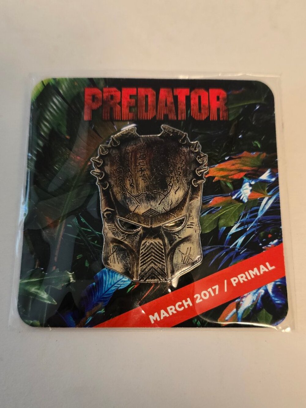 NEW Loot Crate DX Exclusive Predator Mask Pin March 2017 "Primal"